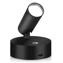 מנורת קיר אלחוטית נטענת USB עם תאורת LED