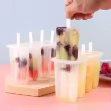 תבנית פופסיקל עם מכסה להכנת גלידות תוצרת בית