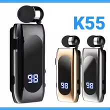 אוזניות אלחוטיות K55 Lavalier Bluetooth 5.0