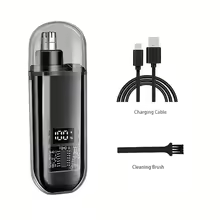 מכונת גילוח USB קומפקטית לאף ואוזניים